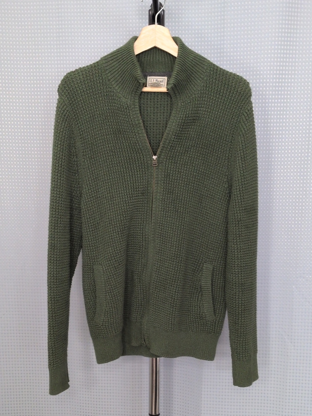 L.L. Bean Organic Cotton Zip Cardigan
